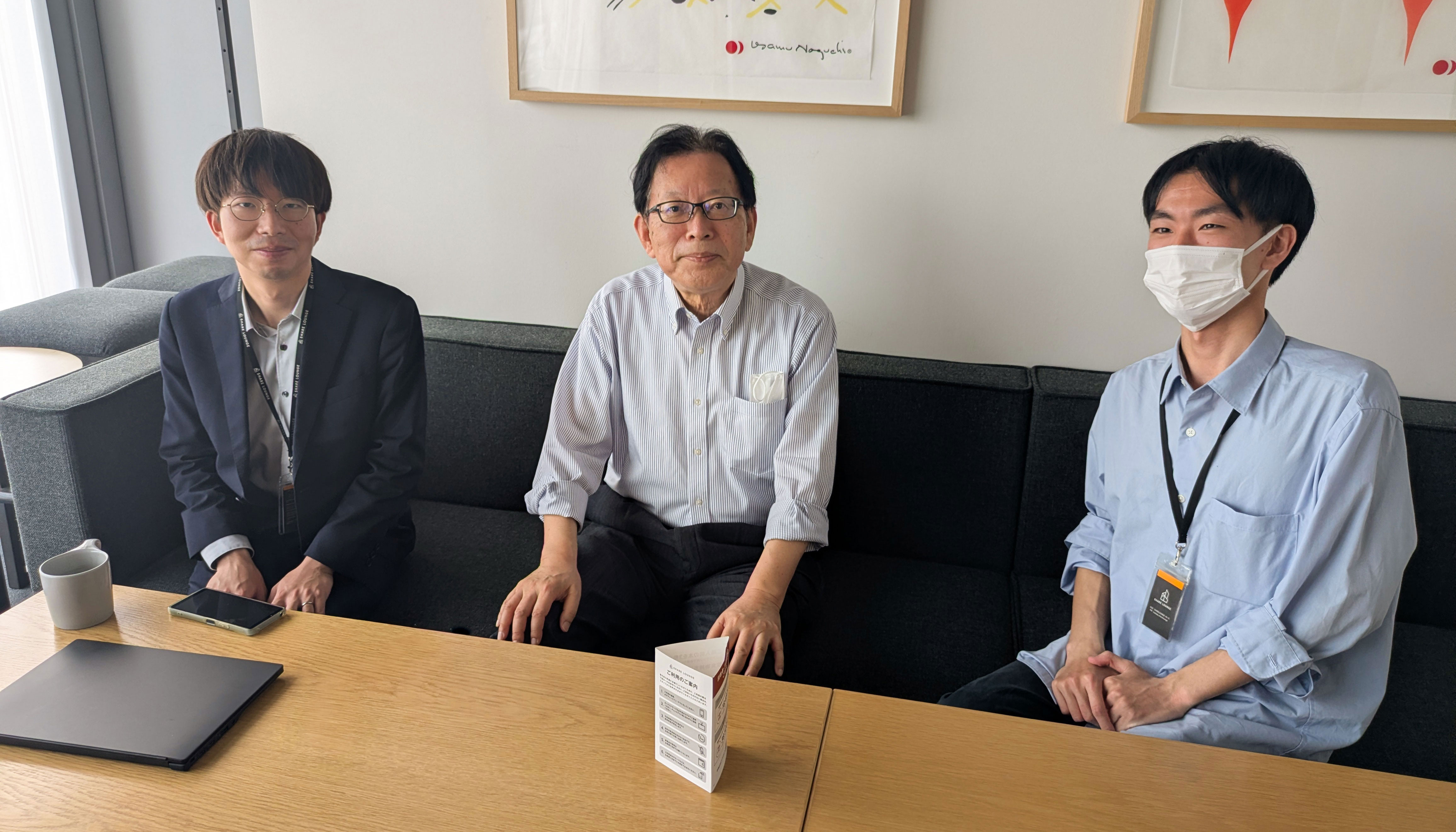 乾 敏郎さんとの対談の様子